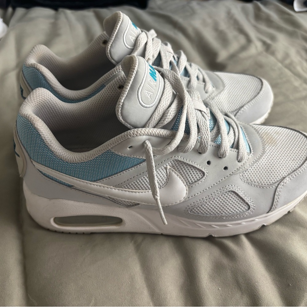 Nike Air Max Sneakers - White and Light Blue